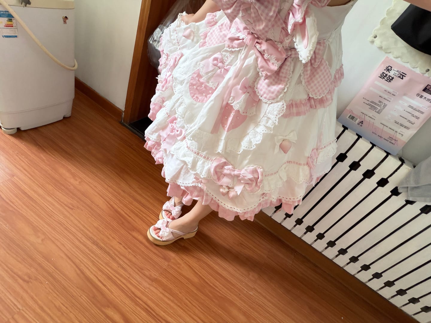 Customer photo review of Japanese-style Bows Slippers