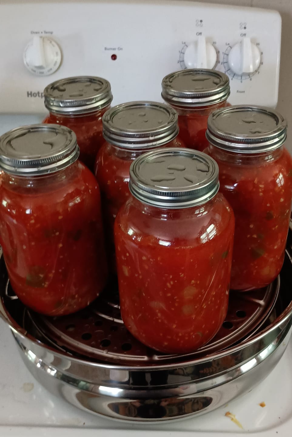 Customer photo review of Turbo Steam Canner