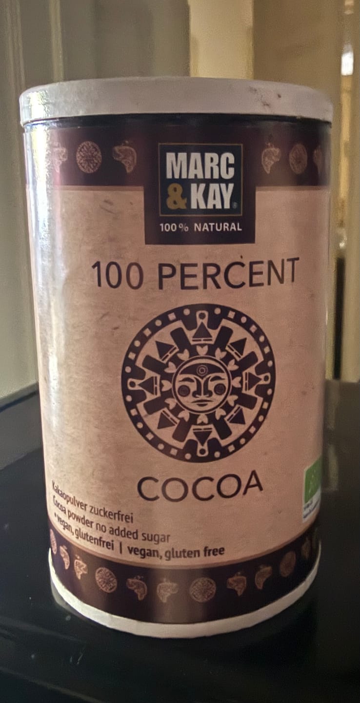 Customer photo review of Marc & Kay 100 Percent Kakaopulver, 175g Dose