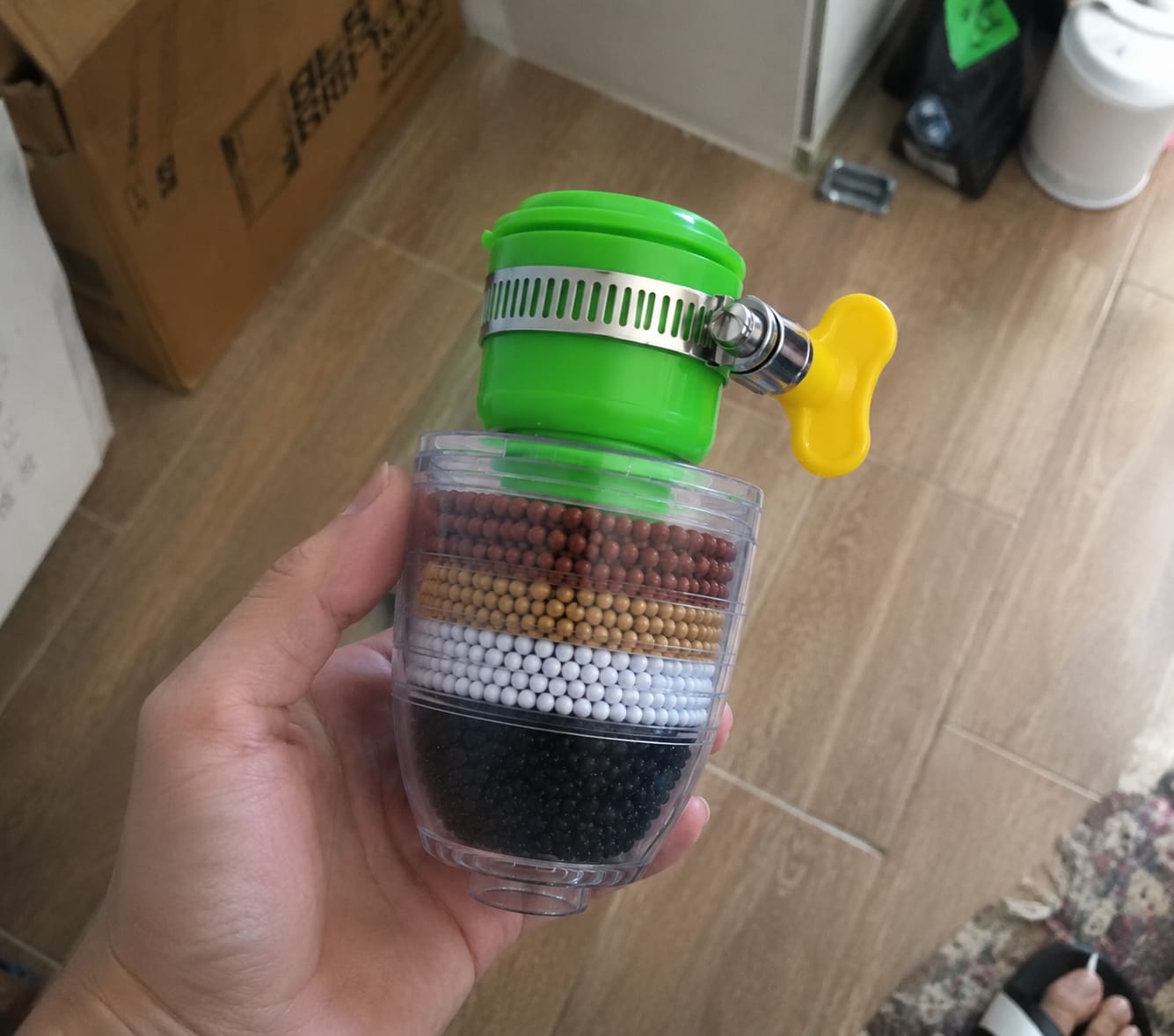 Customer photo review of Filtreli Musluk Başlığı