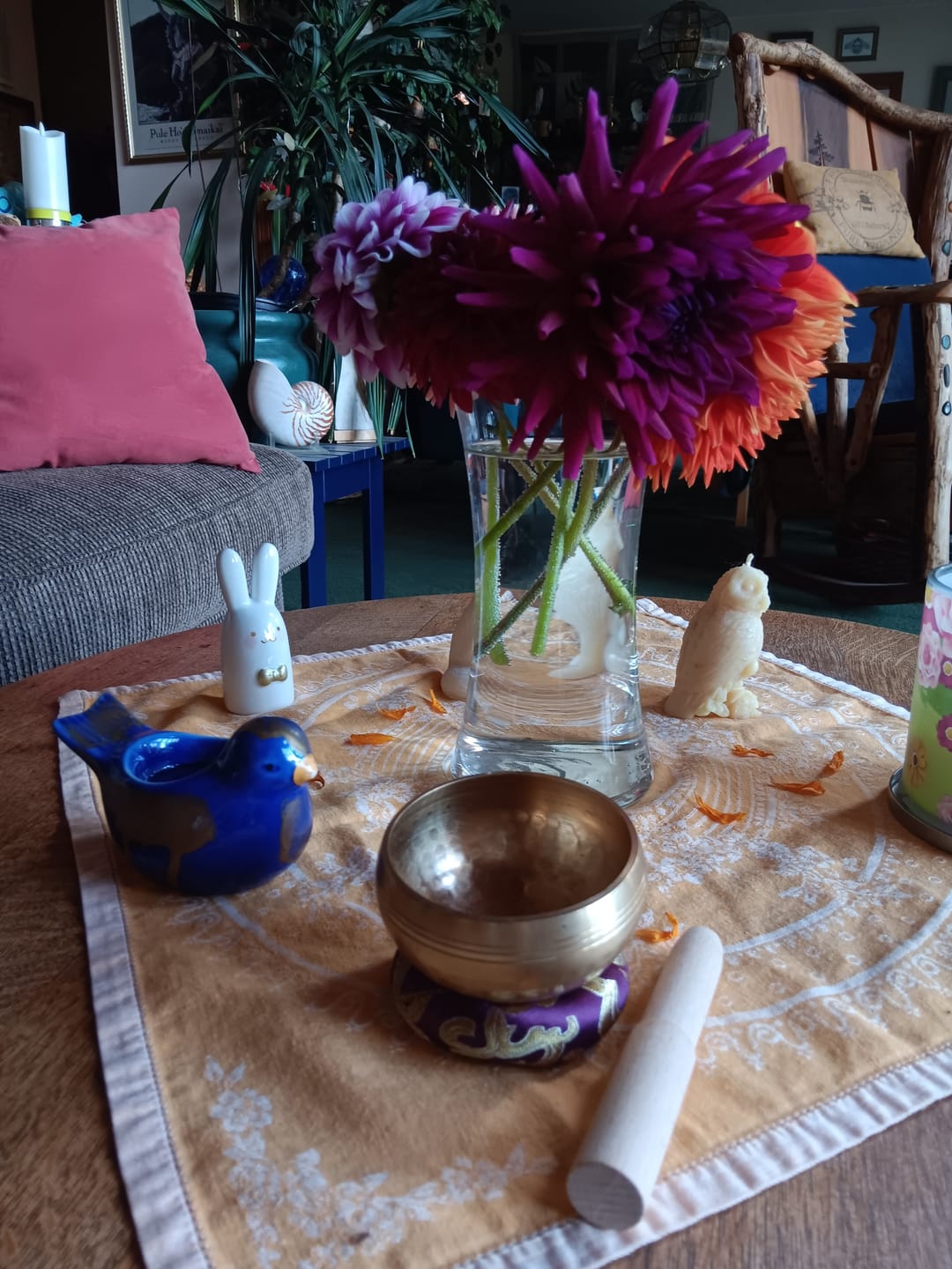 Customer photo review of Tibetan Meditation Singing Bowl