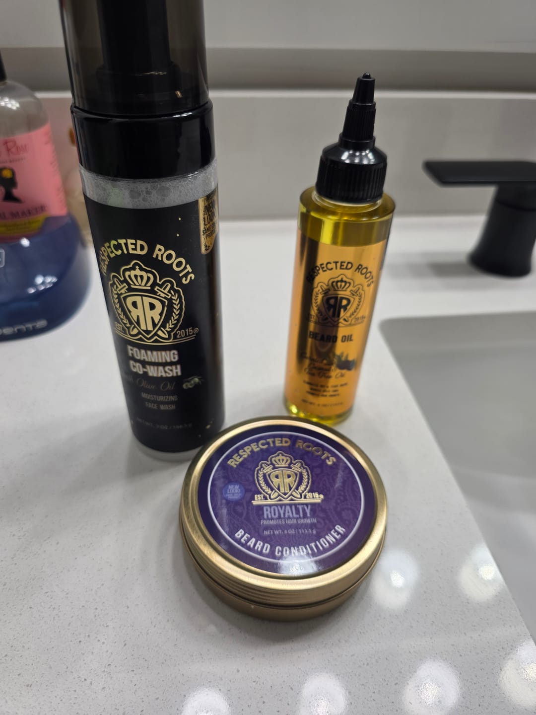 Customer photo review of Beard Care Kit