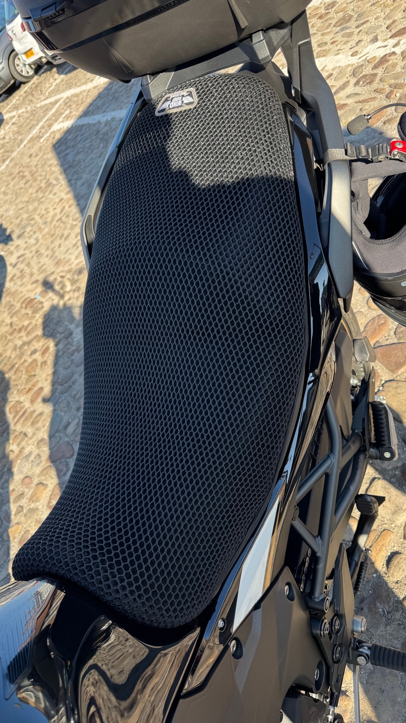 Wind Rider mesh seat cover on a Honda Goldwing GL1800