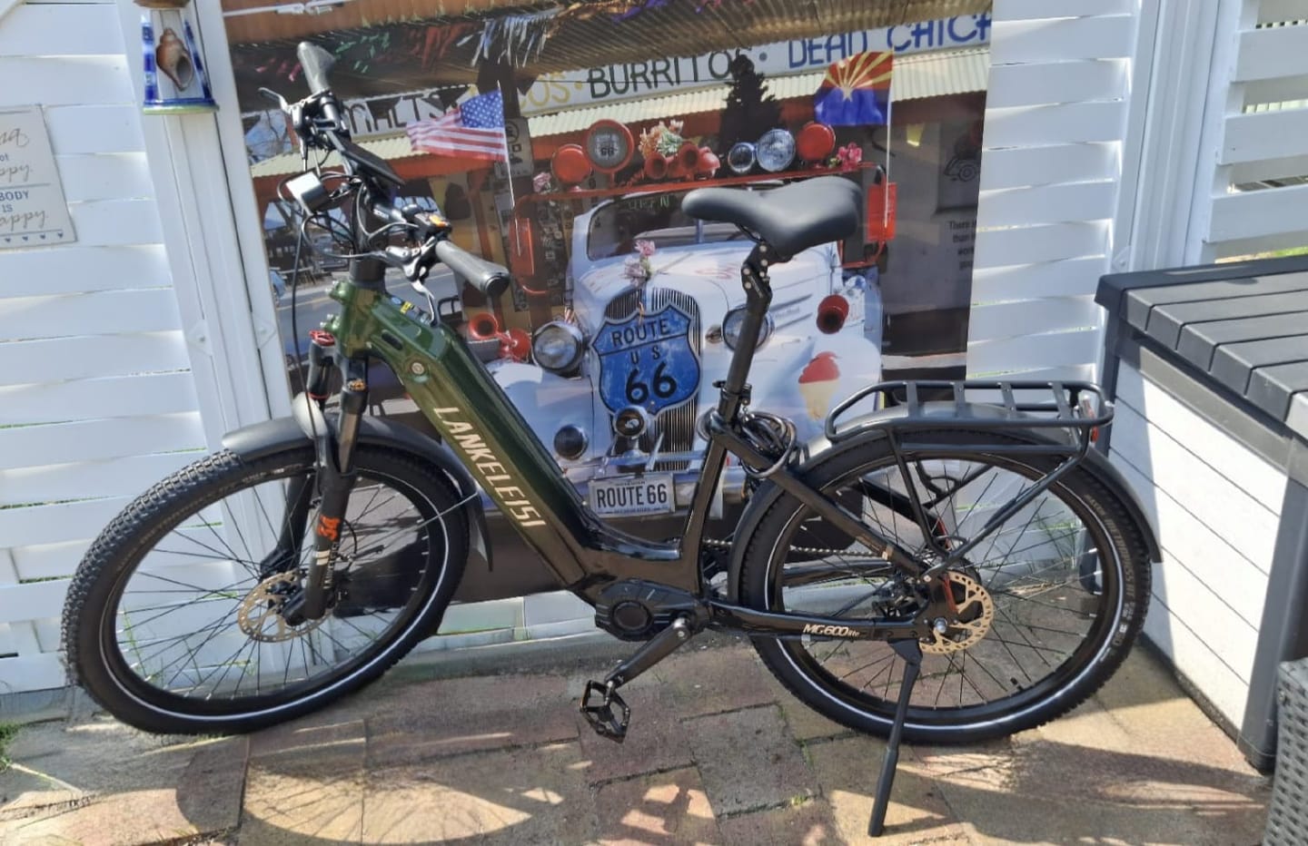 Customer photo review of Lankeleisi MG600 Lite 250W 27.5" Electric Trekking Bike 720Wh SUV E-bike with Switchable Sensor 36V 20Ah Battery