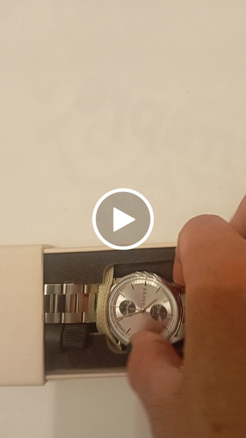 Customer video review of Reloj BRAVE ~ Monarca Silver