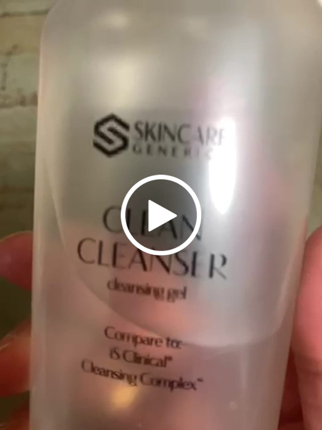 Customer video review of CLEAN CLEANSER | CLEANSING GEL