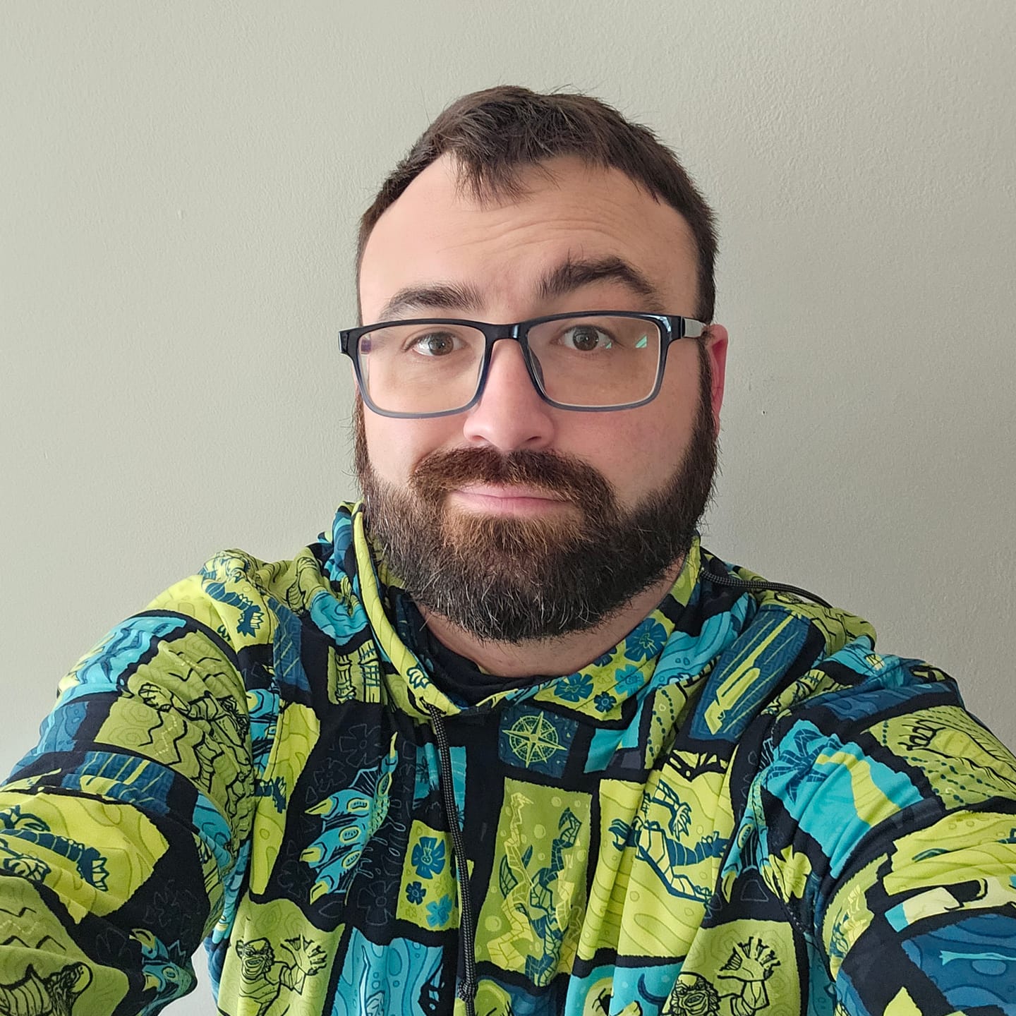 Customer photo review of Universal Monsters "Tiki from the Black Lagoon" – Performance Hoodie
