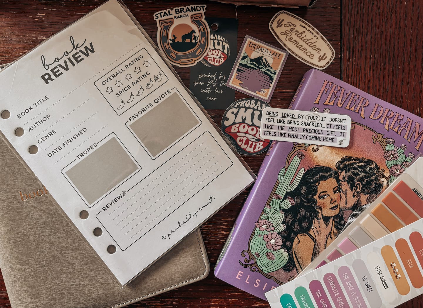 Customer photo review of good girl book club subscription