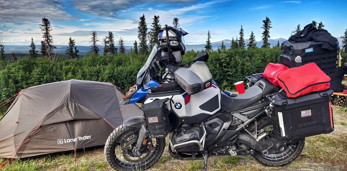 Customer photo review of ADVTent - Adventure Motorcycle Tent