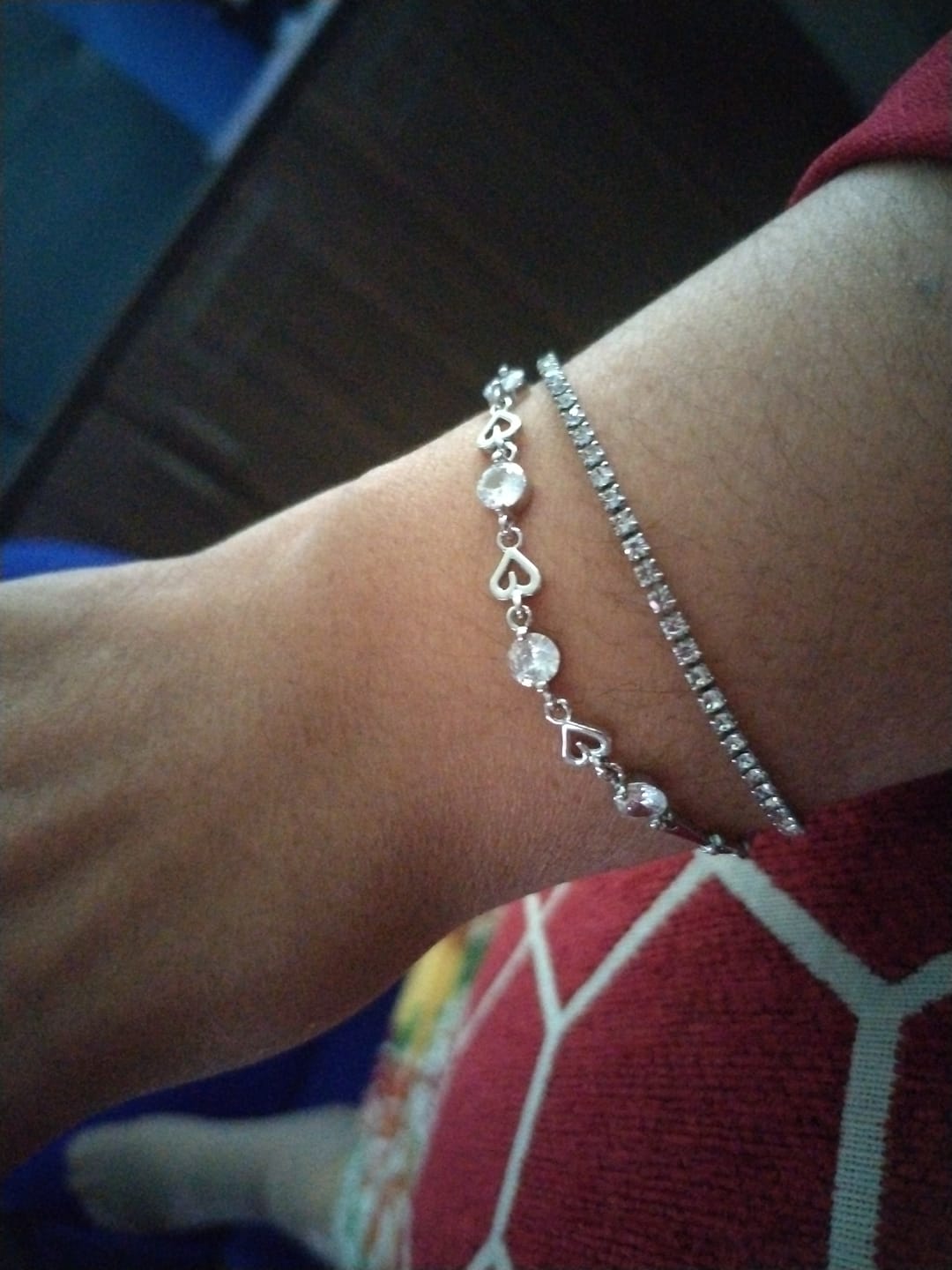 Customer photo review of Ella Tennis Bracelet