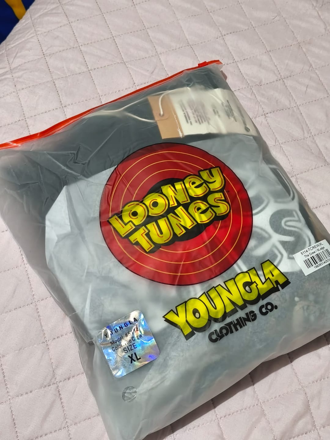 Customer photo review of 5114 - Looney Tunes Embroidered Hoodies