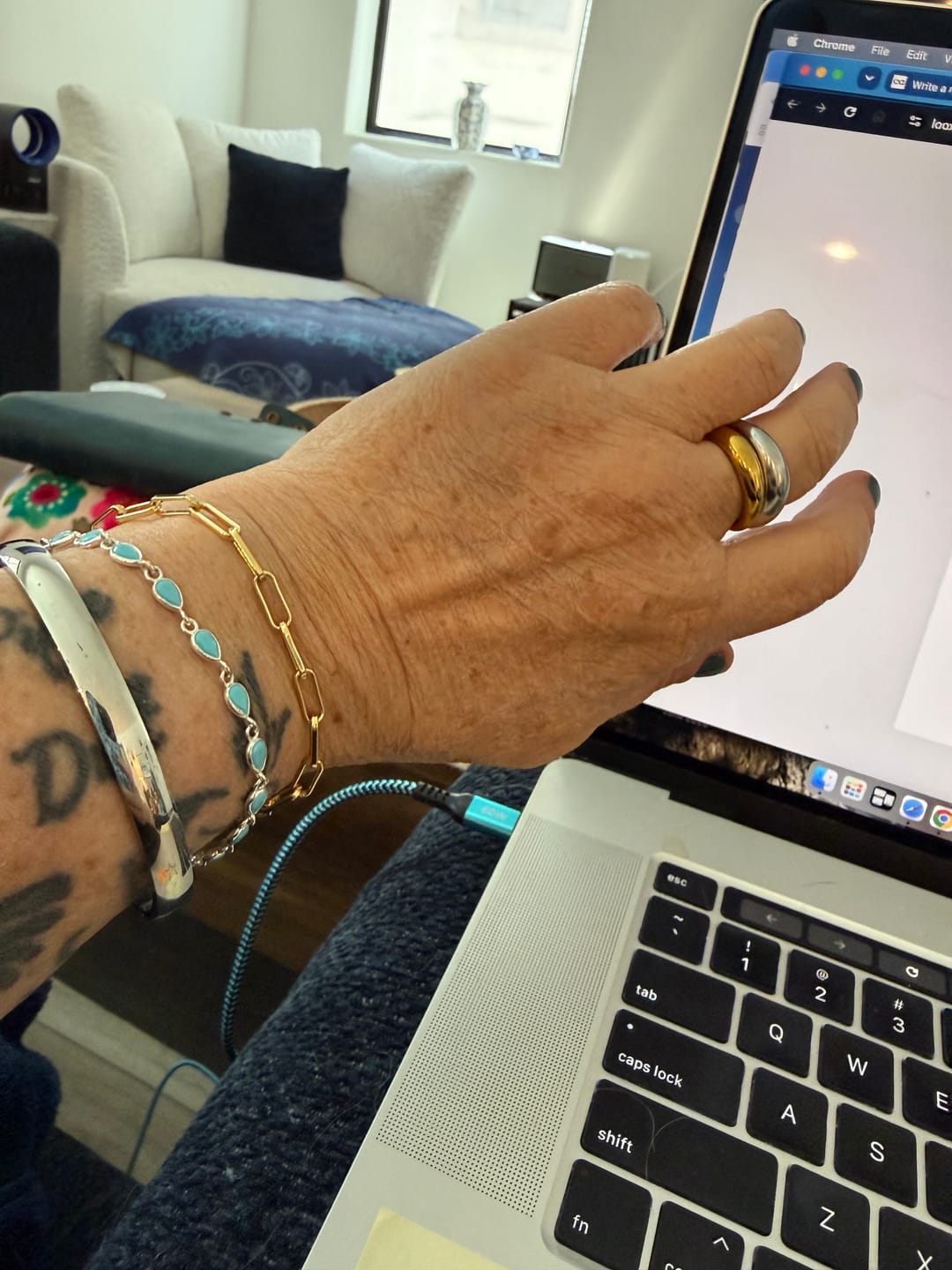 Customer photo review of Marbella Cuff Bracelet (Bundle)