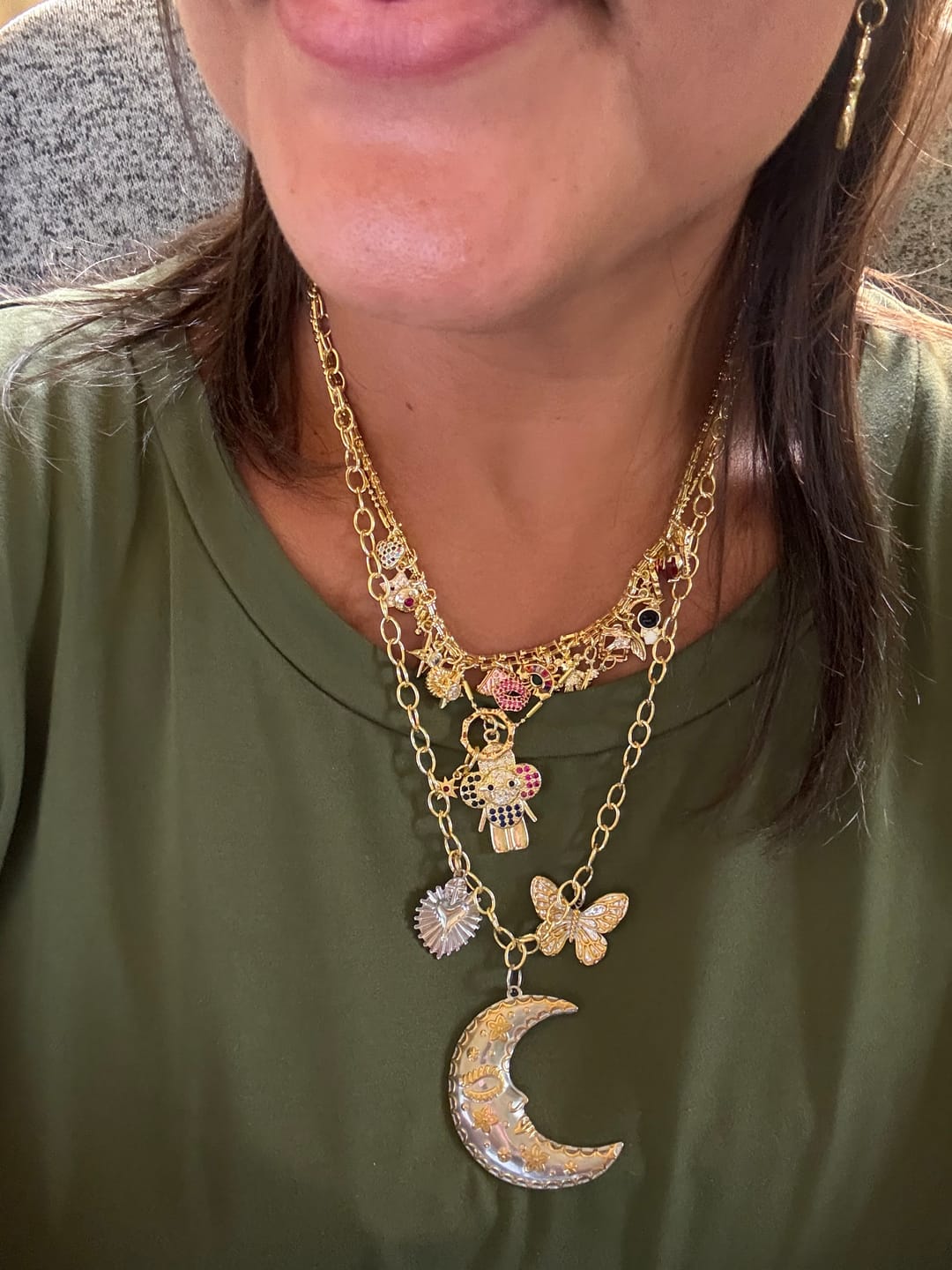 Customer photo review of 2 Tone Charm Bundle (2 Charms) TT LIVE CHARM PICKS