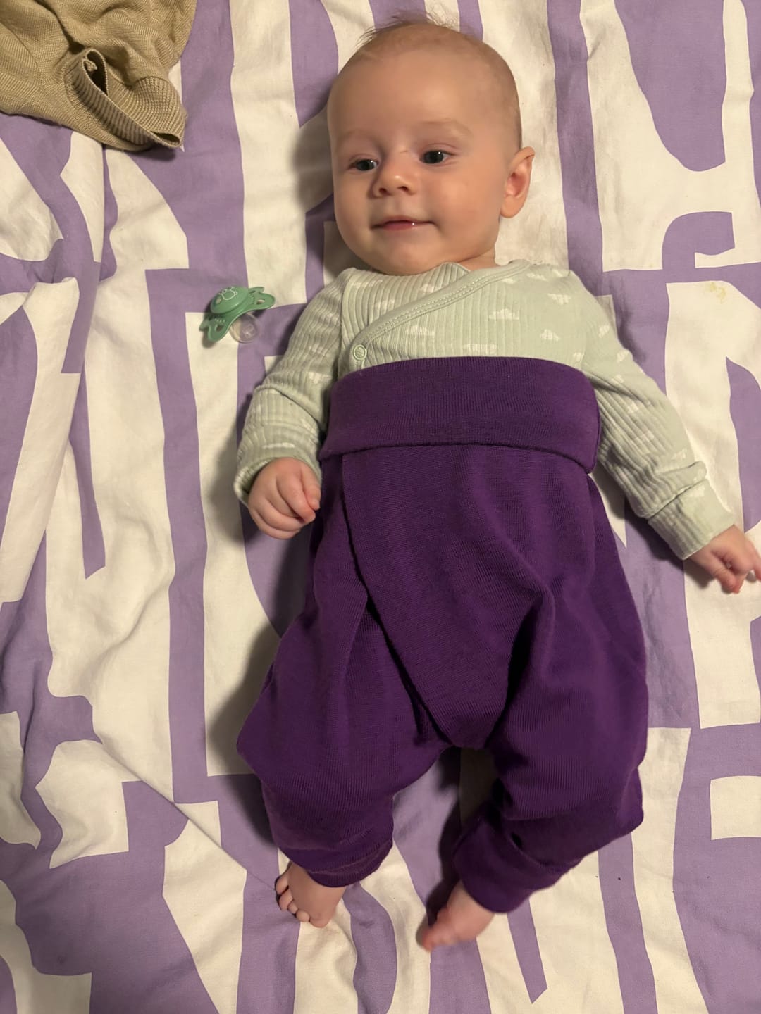 Customer photo review of Kaschmir Mitwachshose dunkle Pflaume