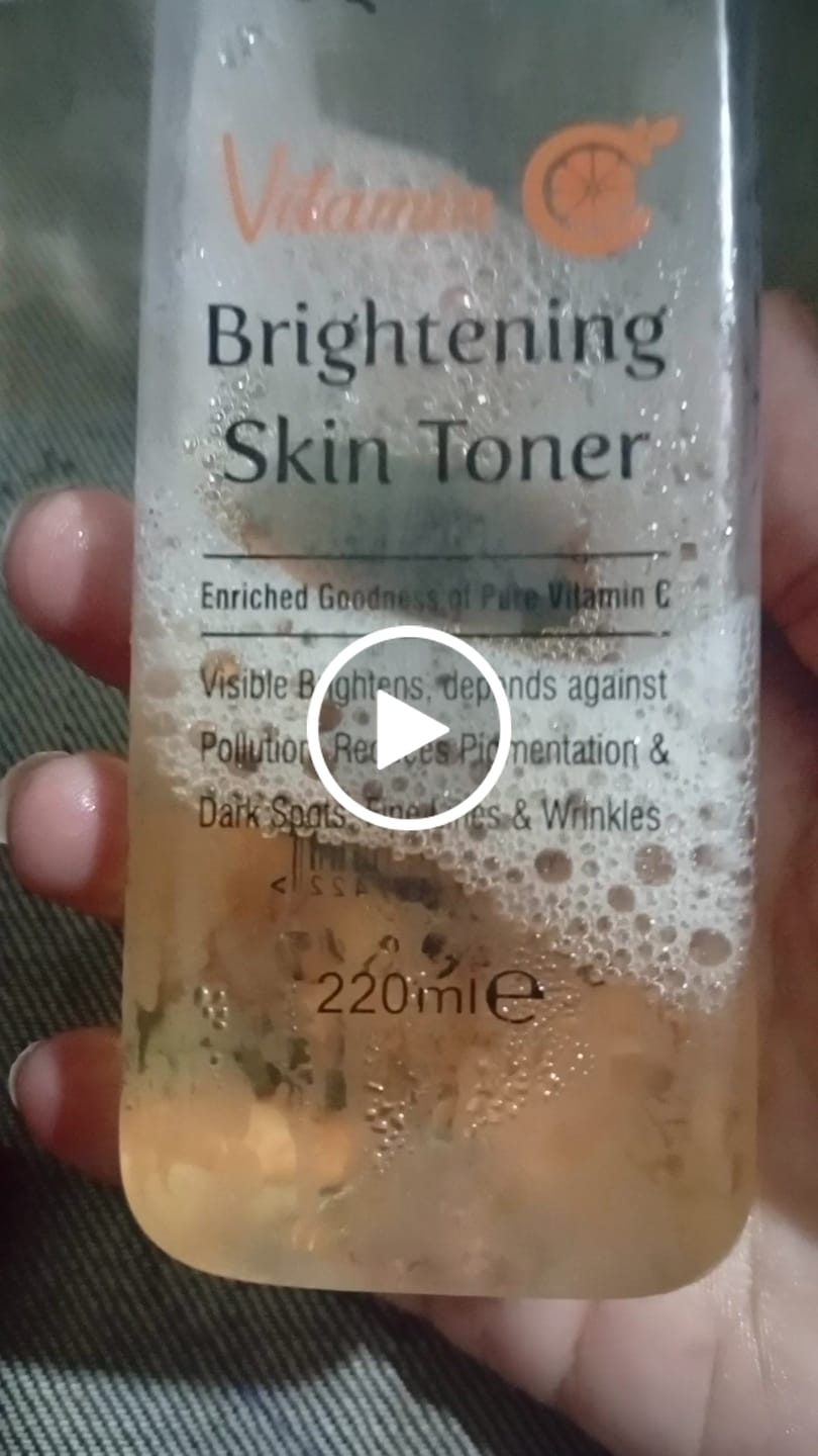 Customer video review of Vitamin C Toner