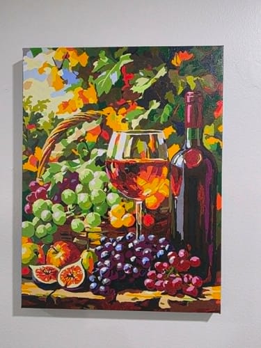 Customer photo review of Harvest Vineyard Wine Still Life