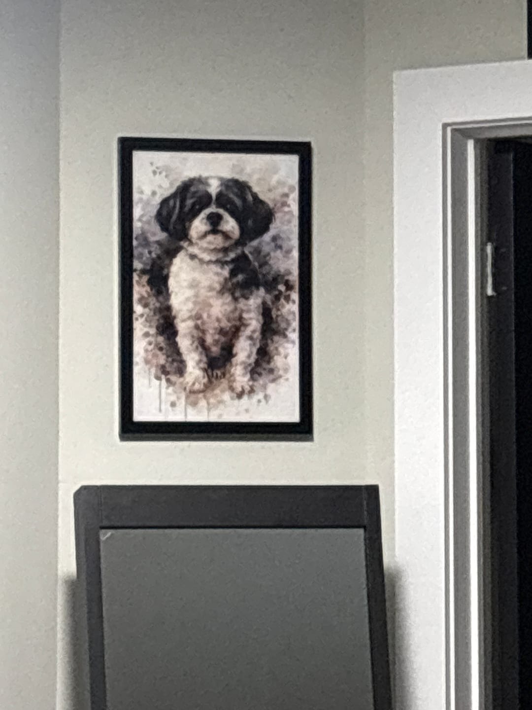 Customer photo review of Personalized Poster - Watercolor Realistic Portrait