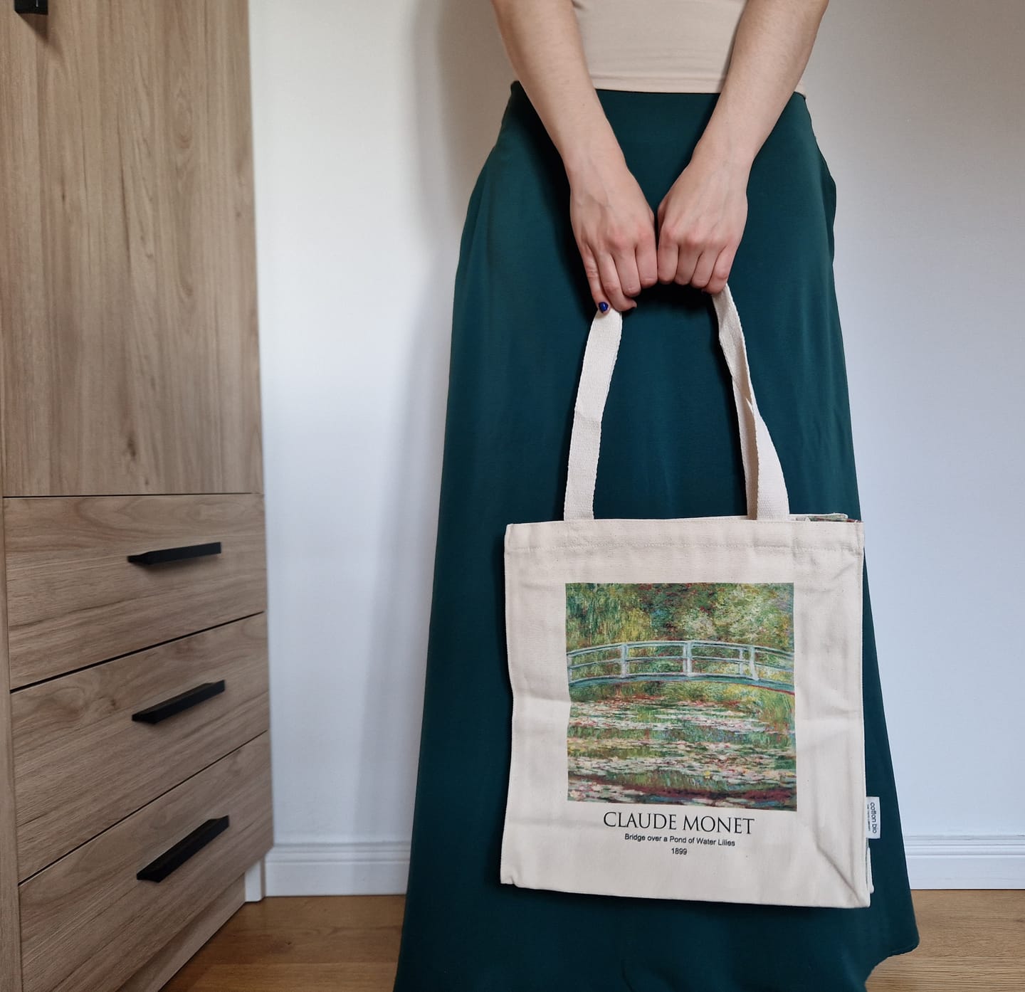 Customer photo review of Claude Monet "Lilies Pond" - Tote Bag