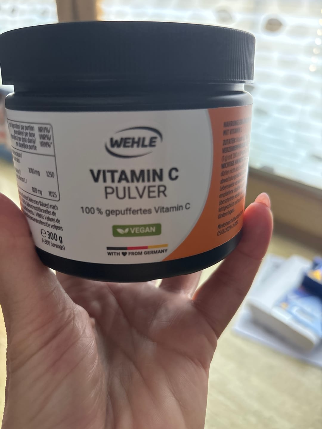 Customer photo review of Wehle Sports Vitamin C Pulver - 300g