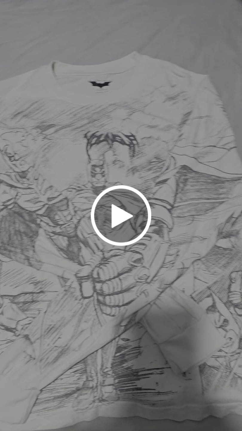 Customer video review of 8002 - Batman Comic Longsleeves