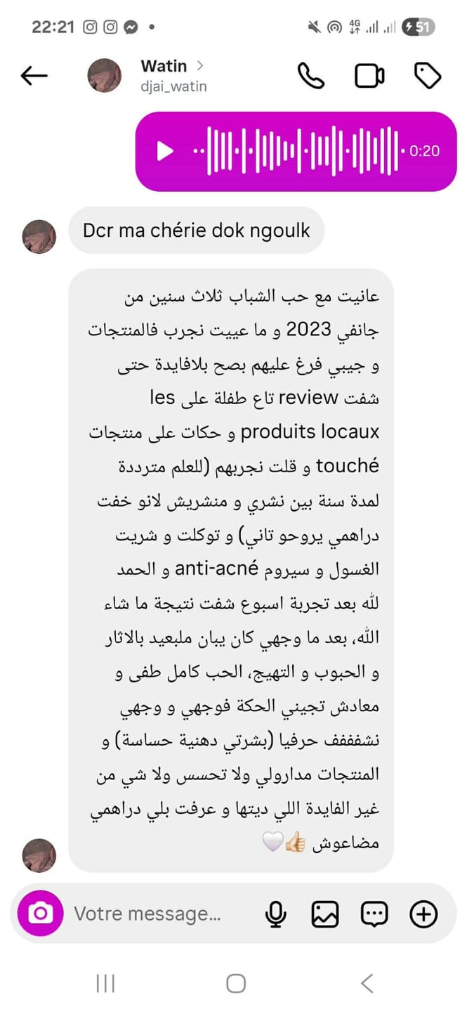 Customer photo review of Anti Acné