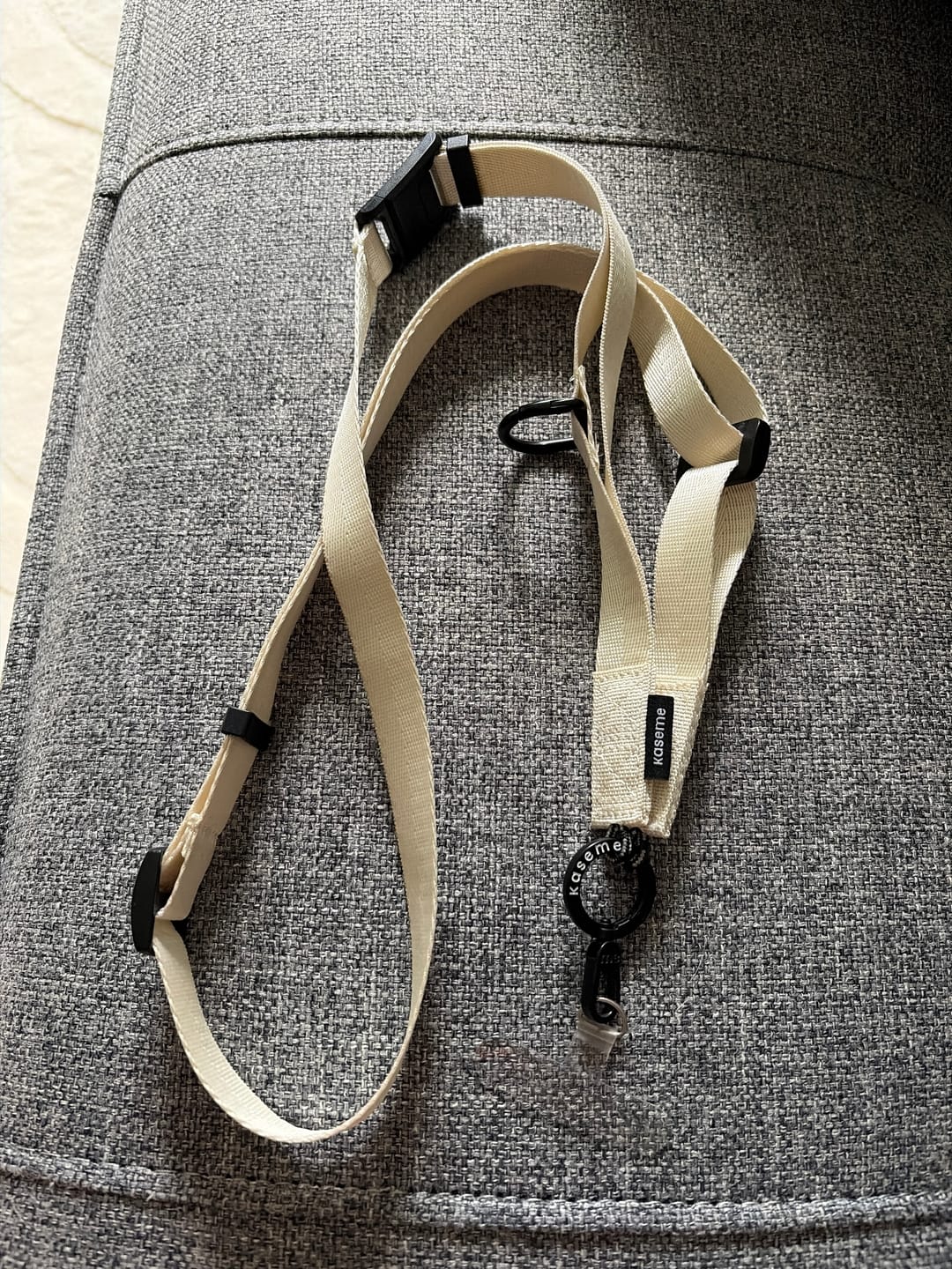 Customer photo review of Crossbody Phone Strap Beige