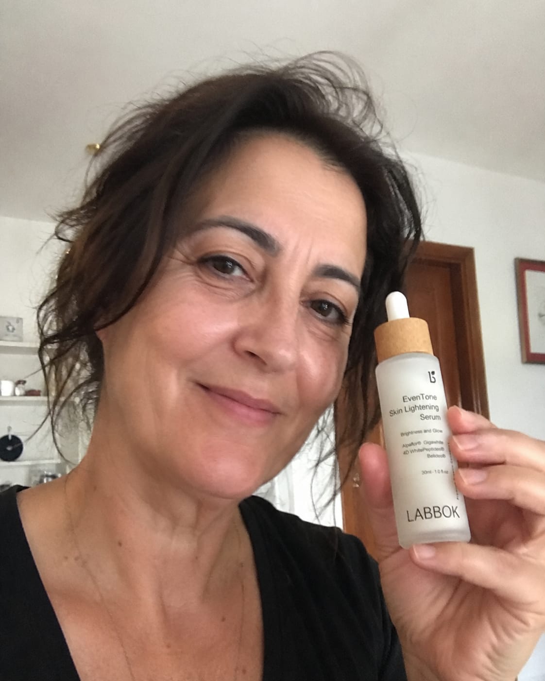 Customer photo review of Labbok EvenTone Peptides Lightening Serum