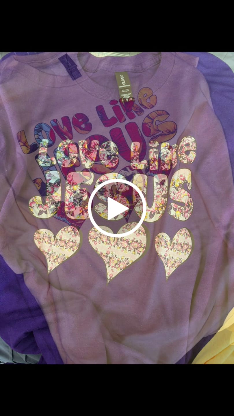 Customer video review of Build Your Own DTF Gang Sheet