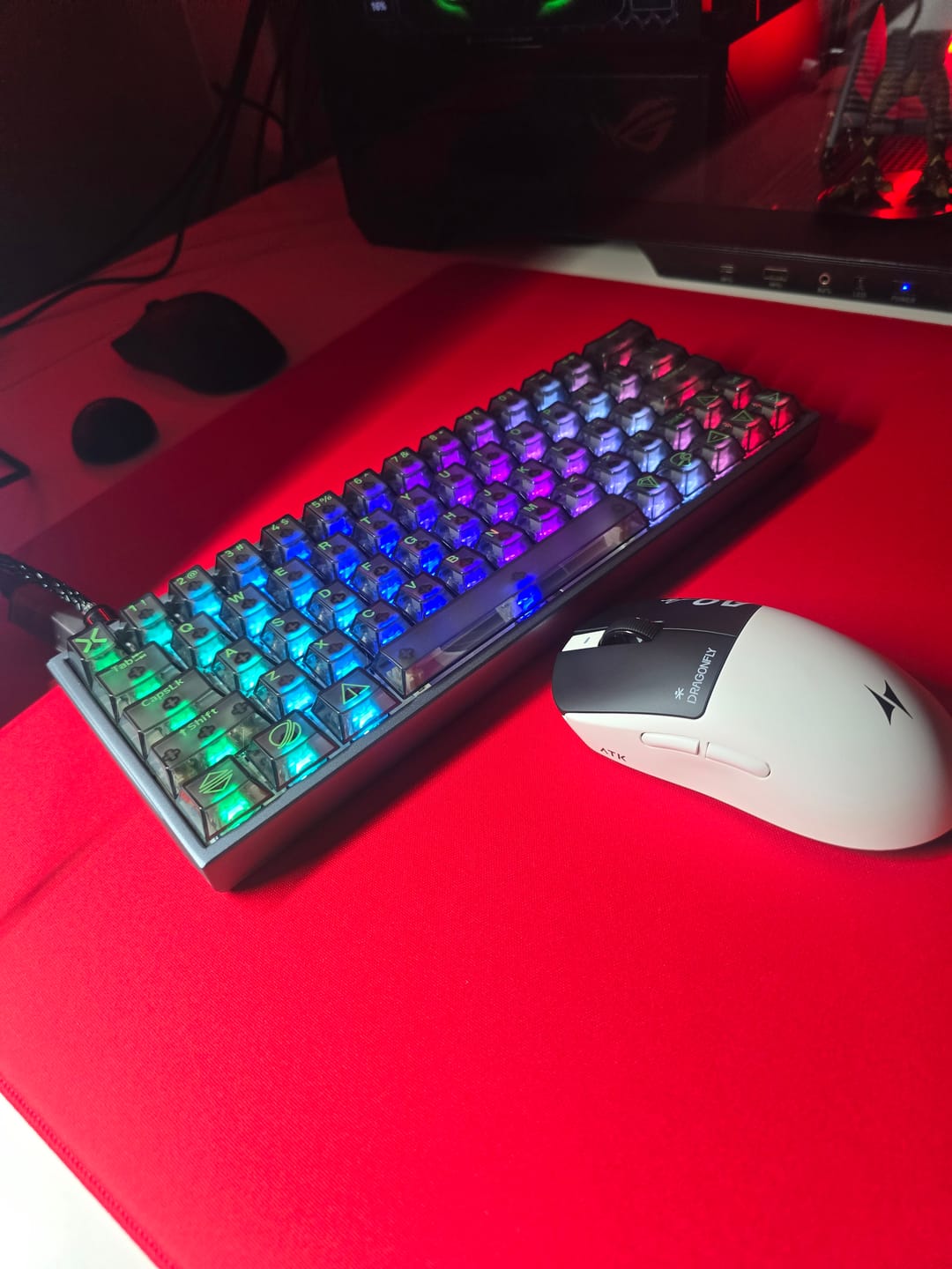 Customer photo review of DrunkDeer X60HE Alüminyum Klavye (Manyetik Switch / HE)