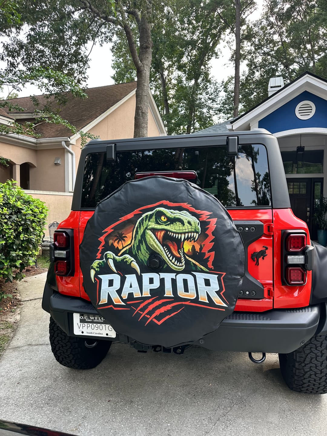 Customer photo review of CUSTOM Ford Bronco Tire Cover