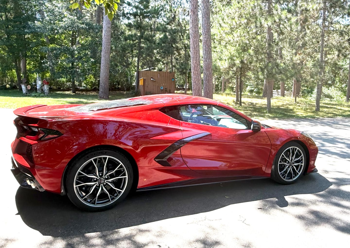Customer photo review of Corvette C8 EOS Performance Side Skirts