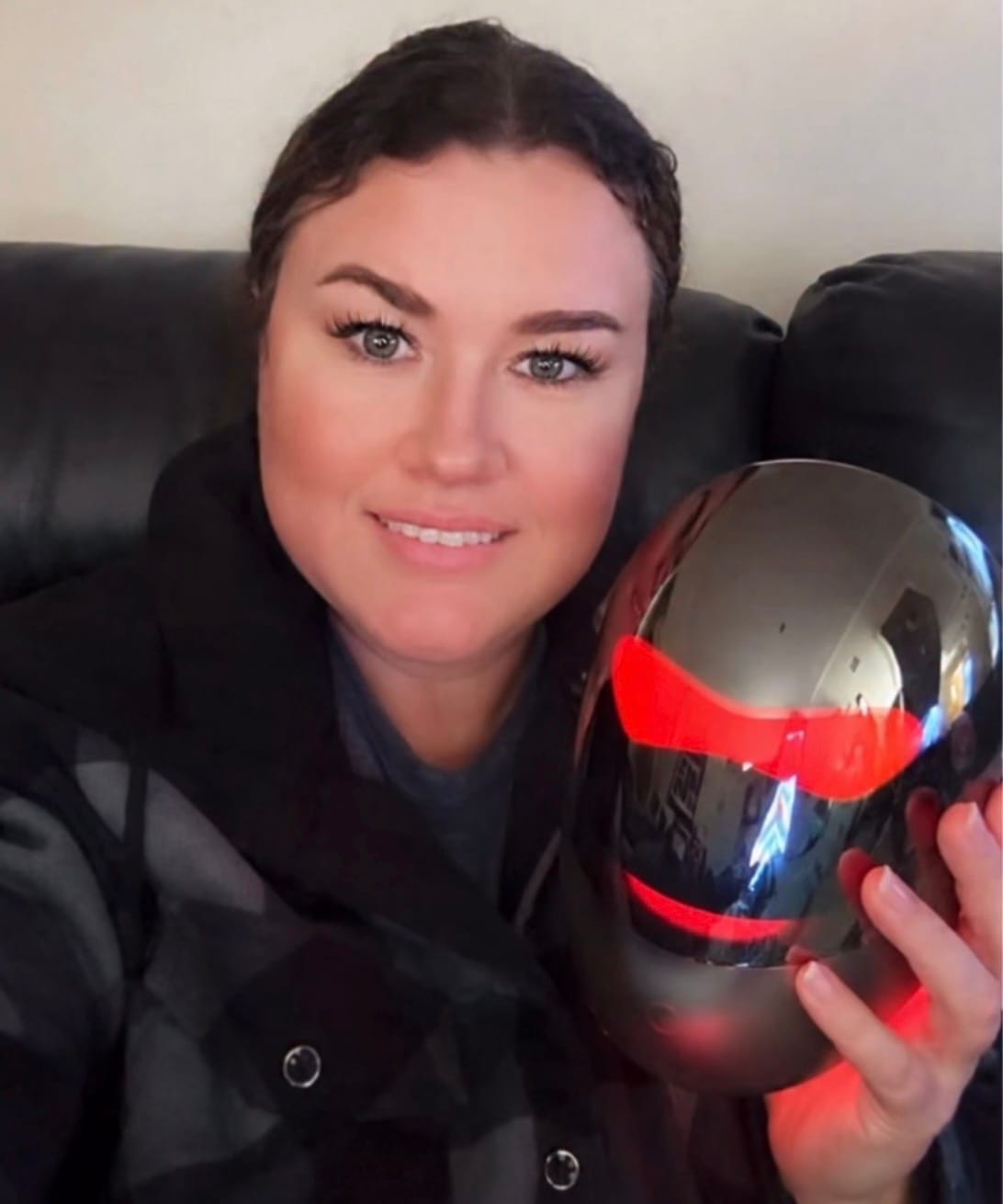 Customer photo review of LED Face Mask