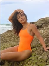 Customer photo review of ZIMMY ONE PIECE - Neon Orange