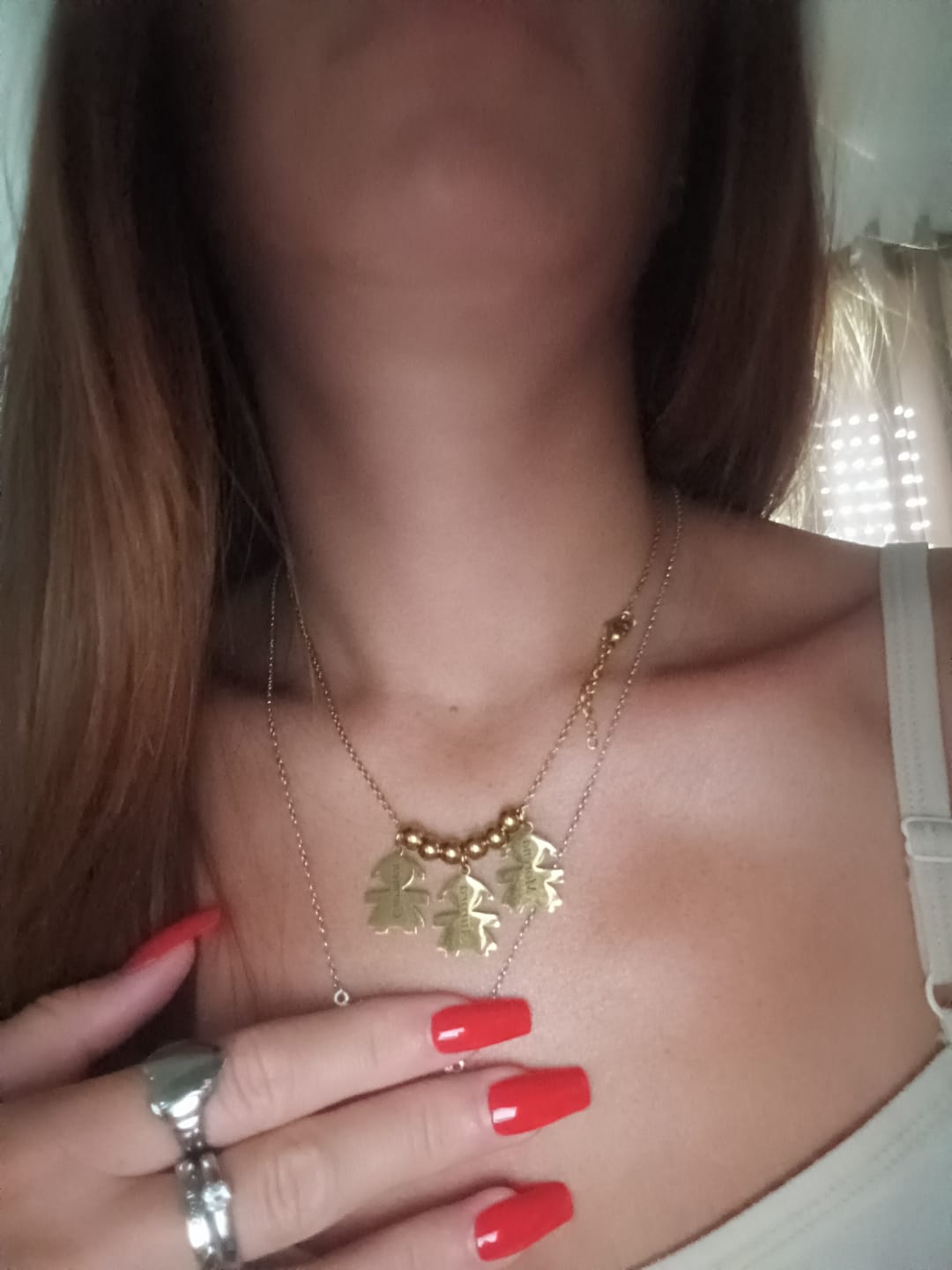 Customer photo review of Collana con bambini - I Miei Tesori
