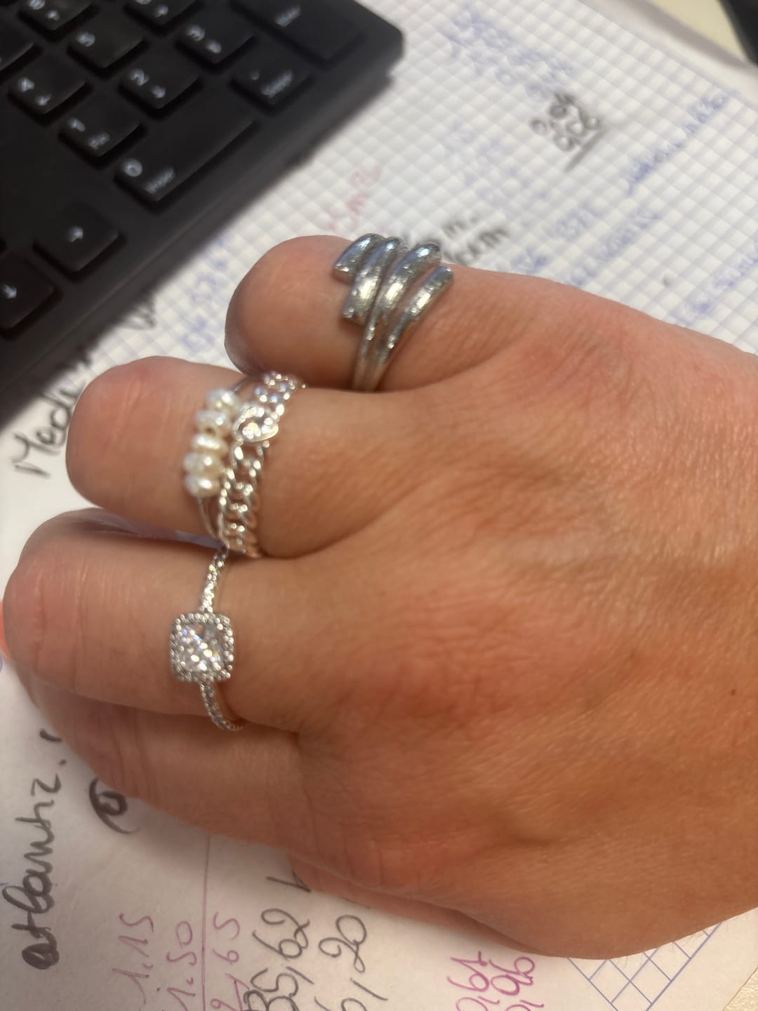 Customer photo review of Dune Twist Ring