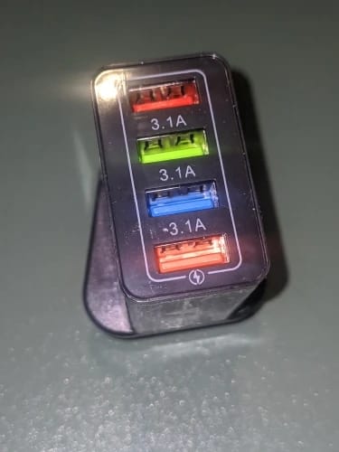 Customer photo review of ⚡ One Charger. Four Devices. Zero Waiting.⚡