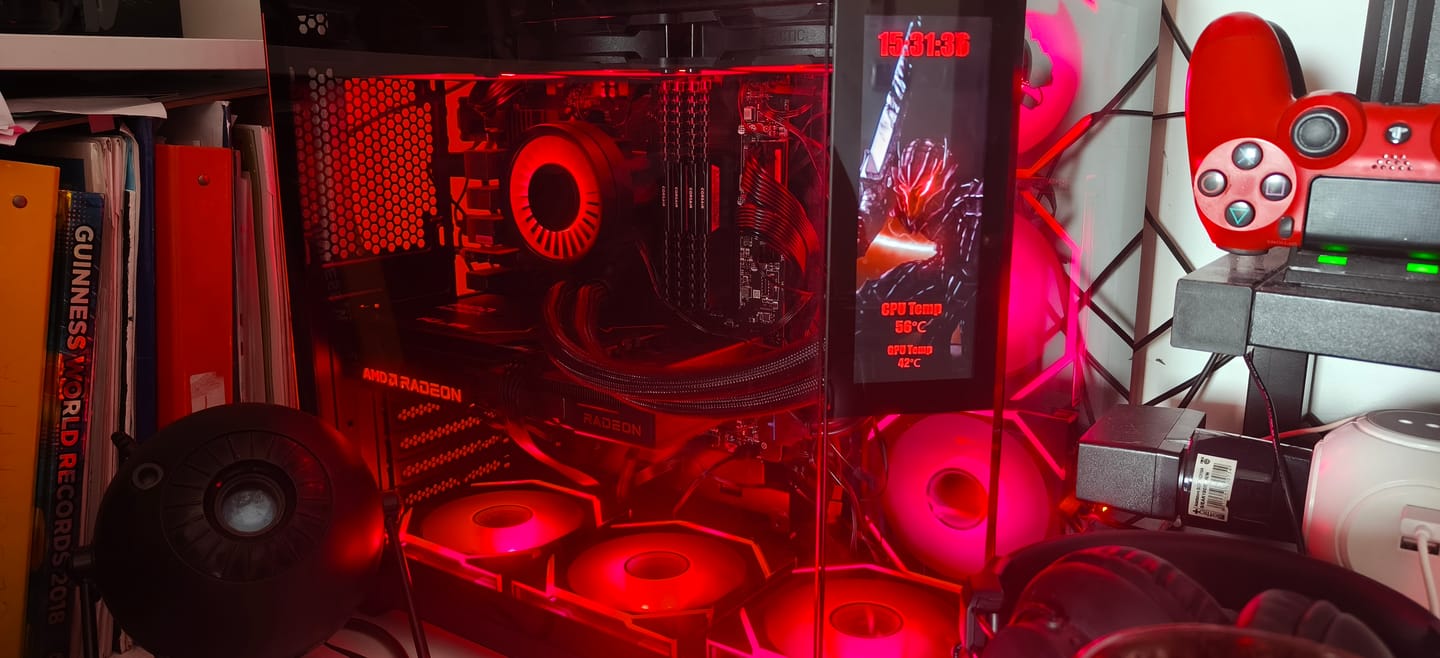 Customer photo review of Nollie FAN GC120 ARGB Cooling Fan Modular Stackable Splicing PWM Silent 120mm RGB Fans 26LED