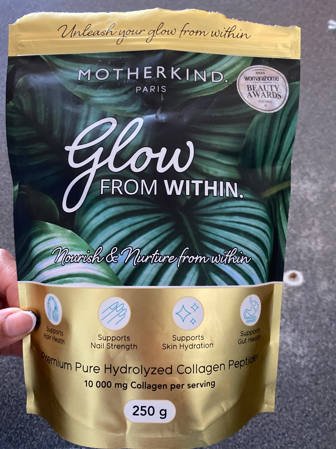 Customer photo review of Glow & GOLD Collagen Starter Kit