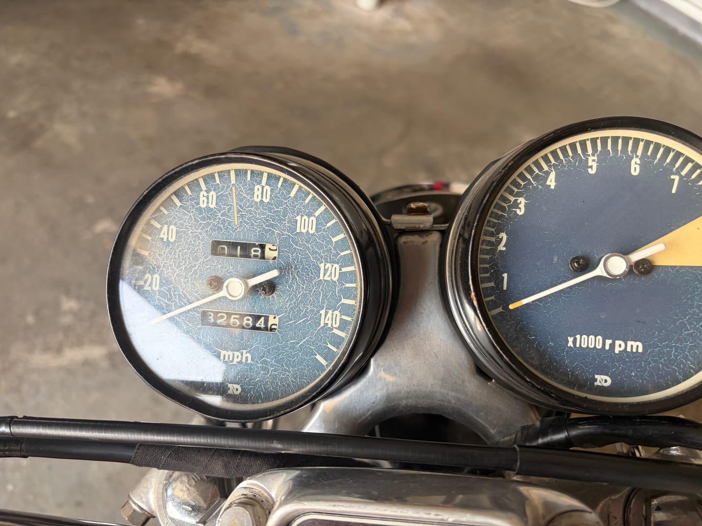 Customer photo review of Honda CB Front Stop Hose "A" ~ Replaces 45125-300-003
