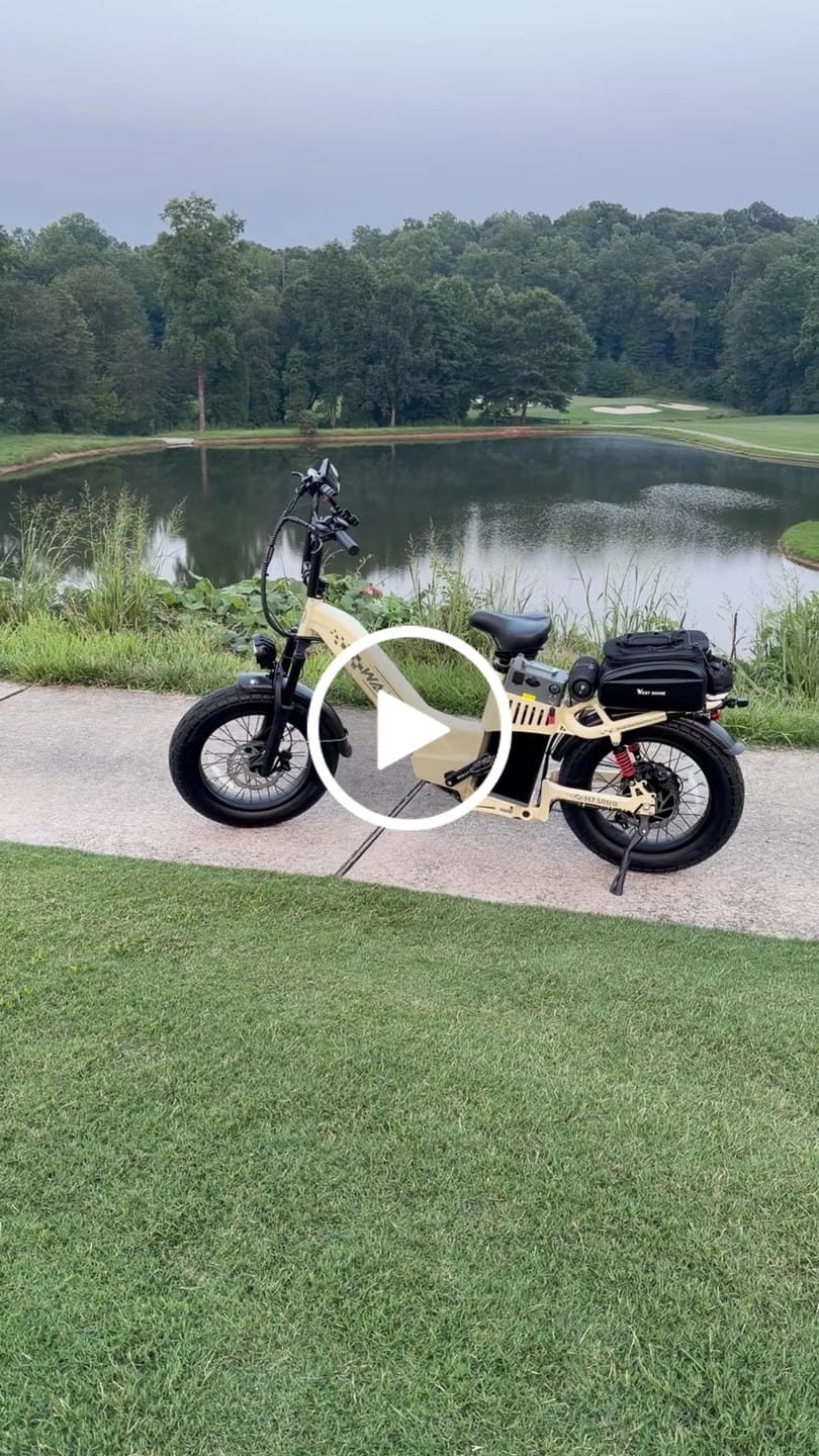 Customer video review of 2026 WALLKE H7 Ultra Step-Thru | 4000W Off-Grid Power Station E-Bike with Torque Sensor, 37mph Speed