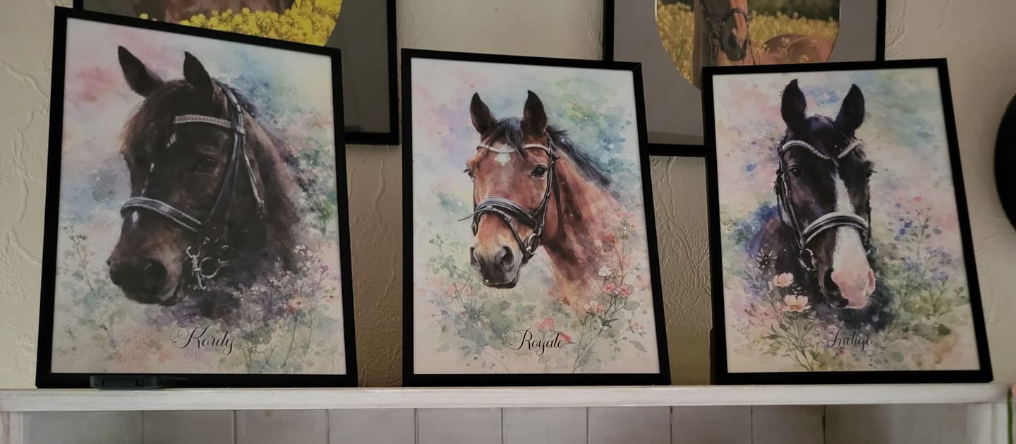 Customer photo review of Personalised Poster - Watercolour
