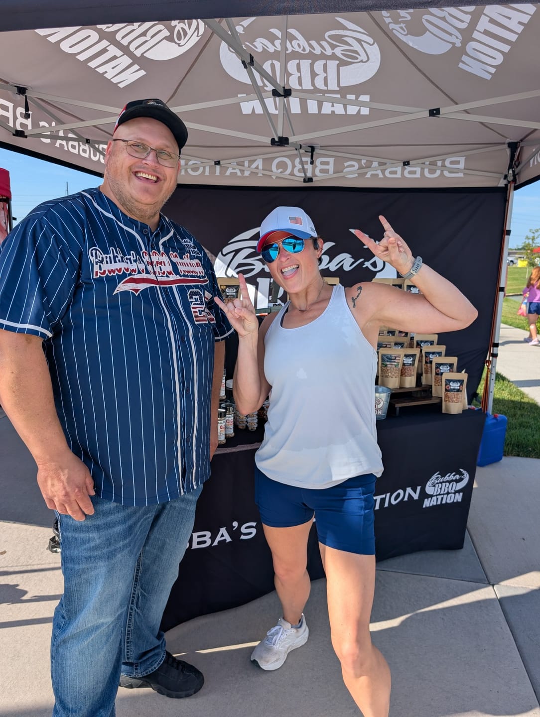 Customer photo review of Custom Navy White Pinstripe Vintage USA Flag Authentic Baseball Jersey