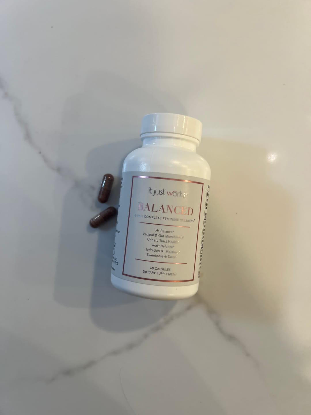 Customer photo review of Balanced 6-in-1 Feminine Wellness