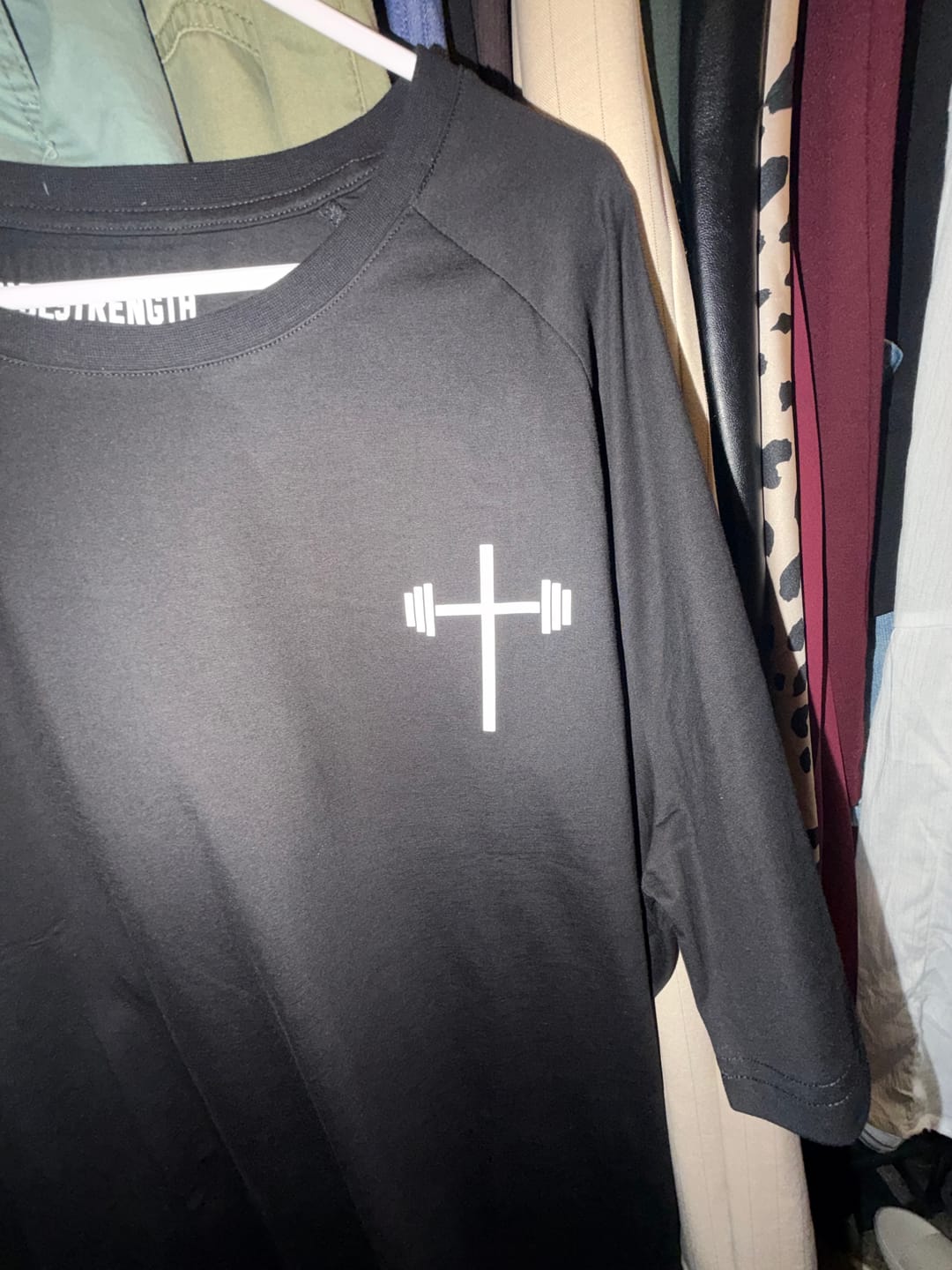 Customer photo review of Original Fitted Performance Tee