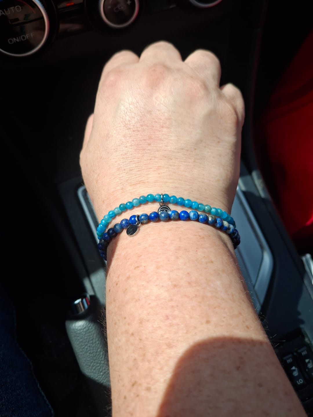 Customer photo review of Lapis Lazuli Bracelet Mini