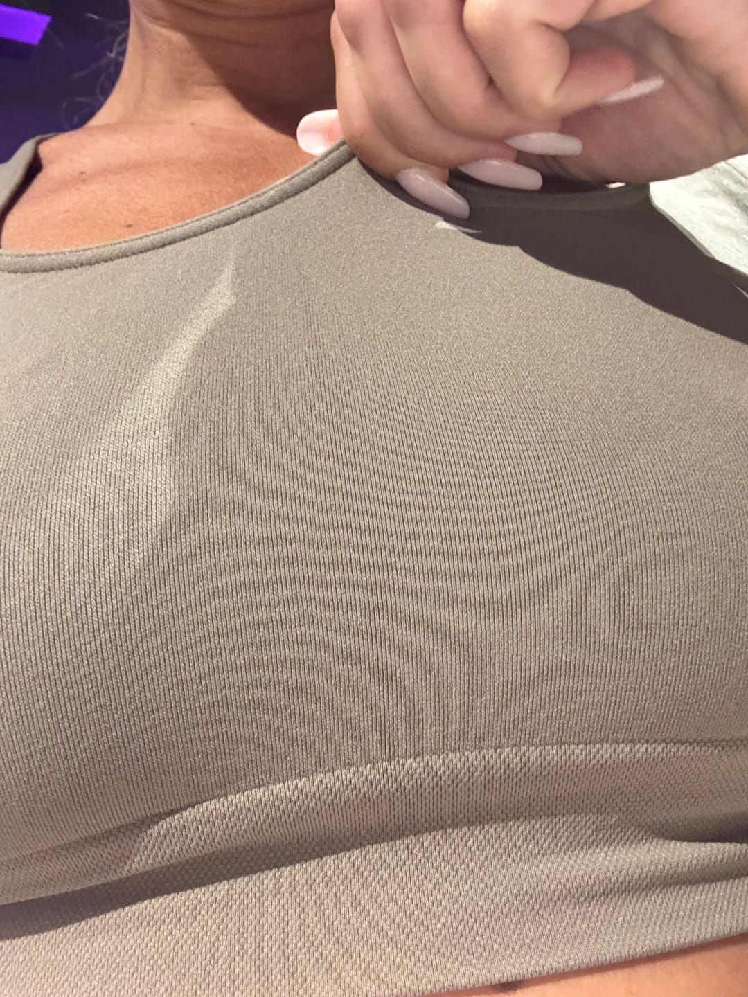 Customer photo review of Completo Onyx Marrone Biscotto (Top + Shorts)