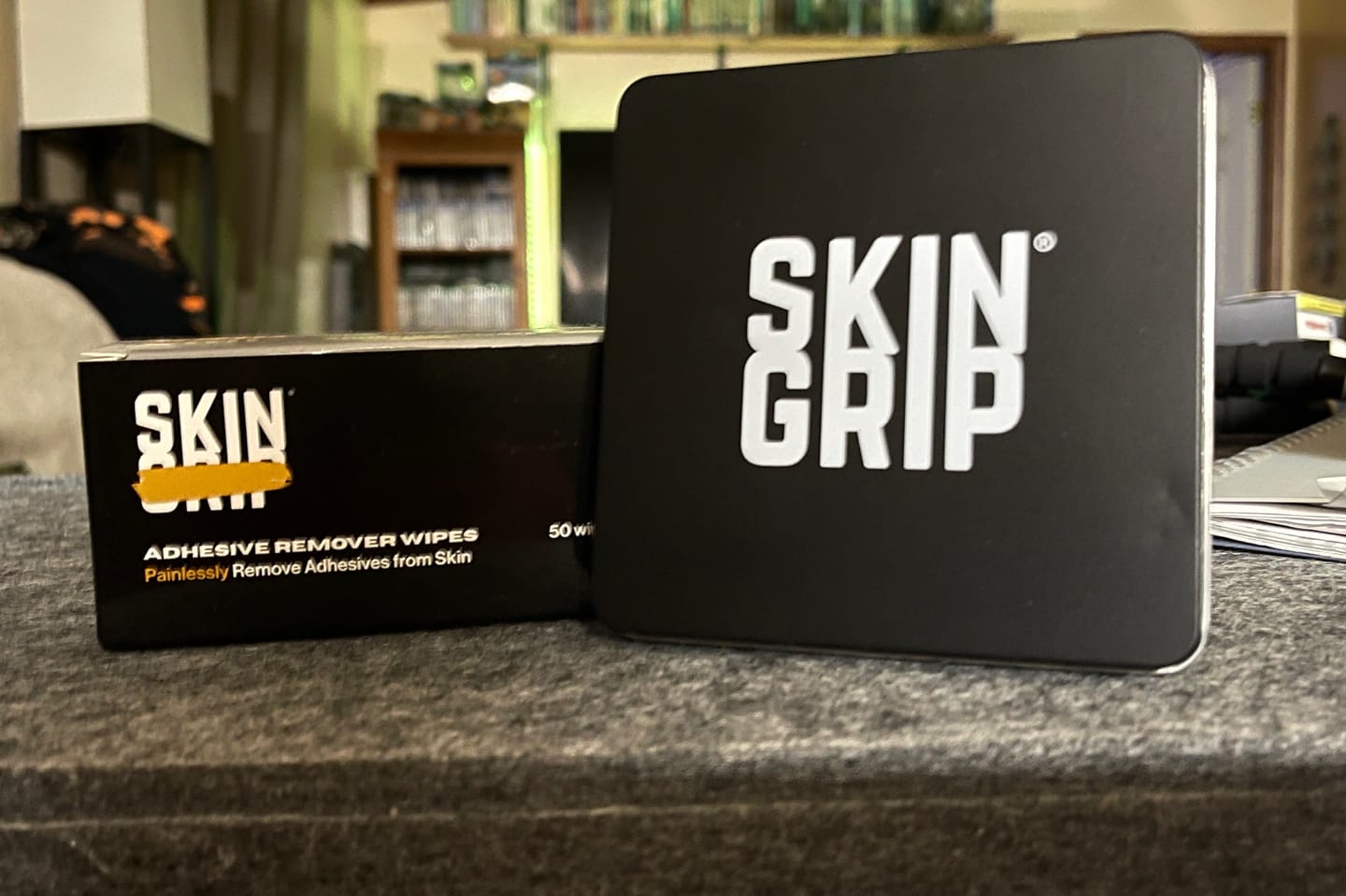 Customer photo review of Skin Grip Adhesive Remover Wipes