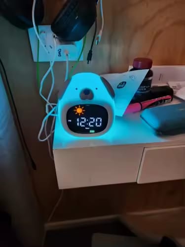 Customer photo review of Réveil simulateur d'aube Chien