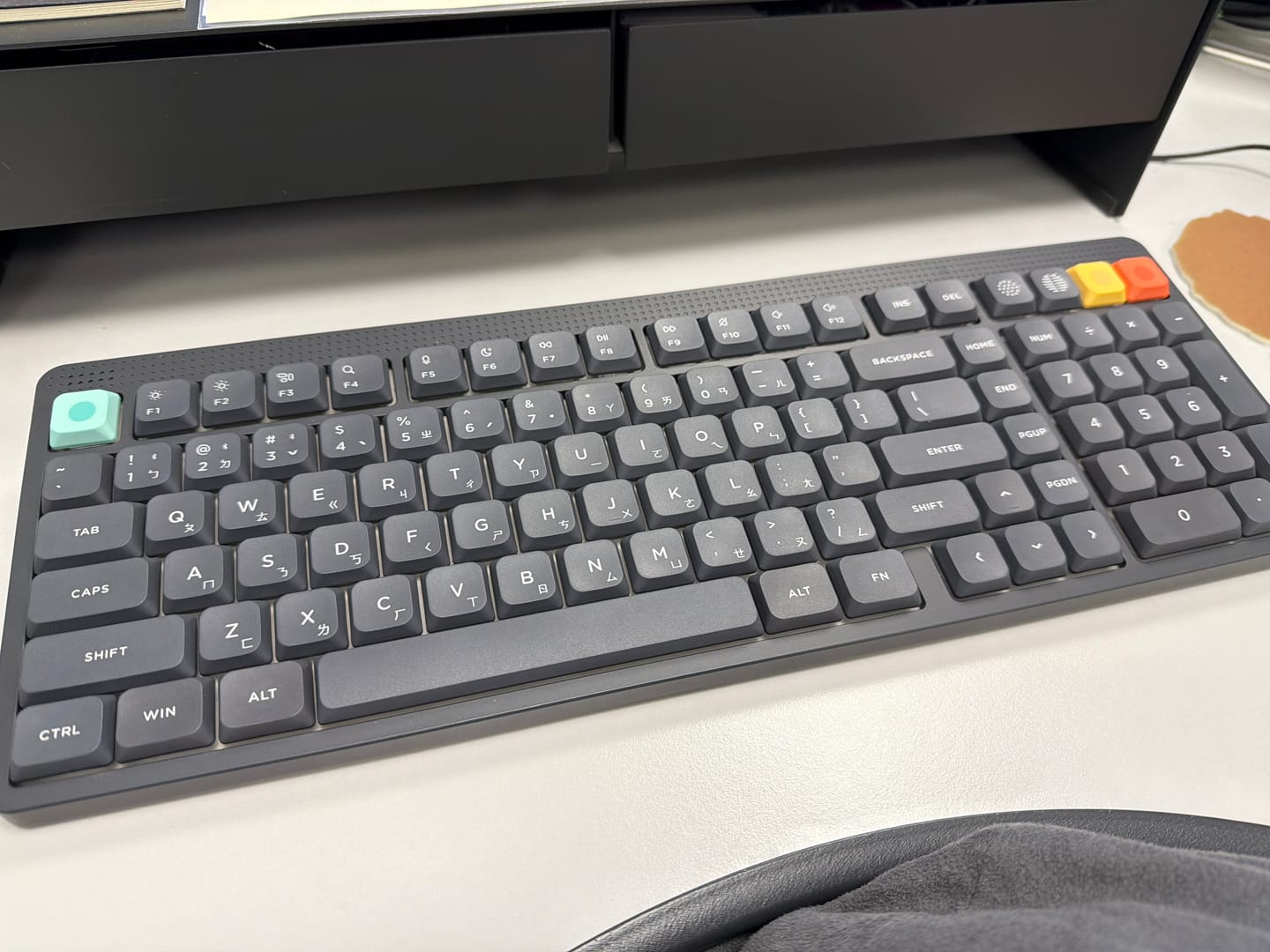 Customer photo review of NuPhy Node100 三模無線矮軸機械鍵盤(注音版本)