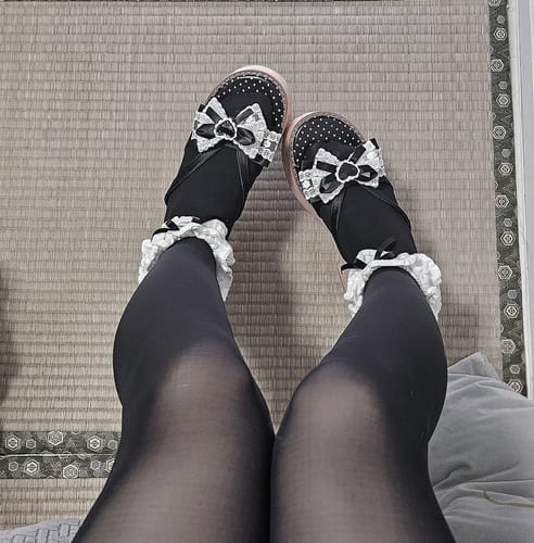 Customer photo review of Japanese-style Bows Slippers